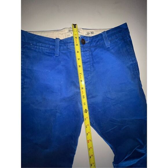 Abercrombie Fitch Mens Pants Blue Size 33W by 32L - Picture 4 of 10